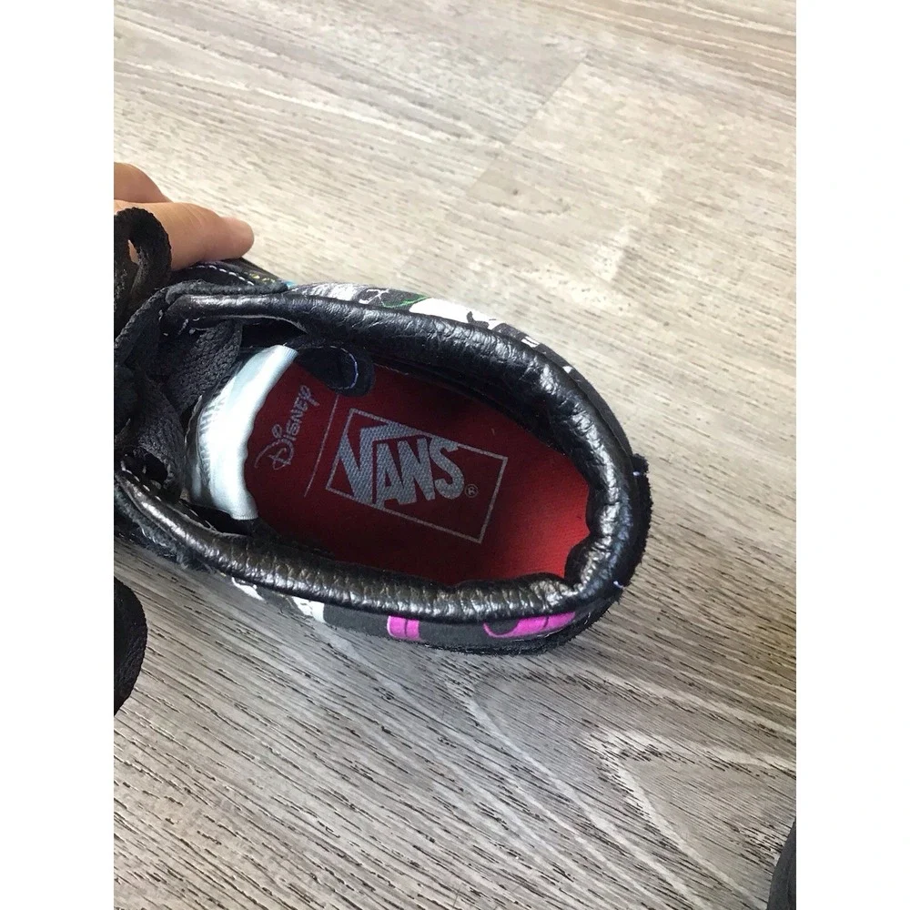 Vans X Disney 100 Villains Unisex Black high-top Men's Size 5 Women's size 6.5
